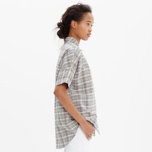 Madewell Courier Shirt in Serene Plaid